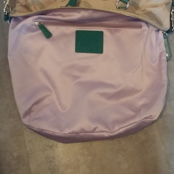 Coach Ashley Dotted OP Art North South Satchel Bag - Picture 12 of 16